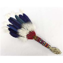 Vintage Native American Pow Wow Dance Fan