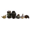 Image 1 : 6 Wood and Pottery Collectibles