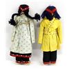 Image 2 : 2 Native American Cherokee Cornhusk Dolls
