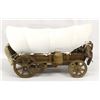Image 3 : Miniature Covered Conestoga Wagon with Oxen Yoke