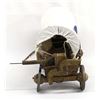 Image 4 : Miniature Covered Conestoga Wagon with Oxen Yoke