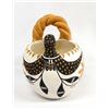 Image 2 : Acoma Pottery Bird Basket Jar by D. Patricio