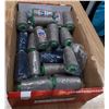 Image 1 : BOX LOT OF COLOURFUL SEWING MACHINE THREADS