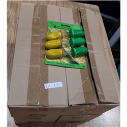4 BOXES OF DELUXE CORN HOLDERS