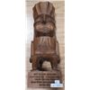 Image 1 : WOODEN CARVED STATUE