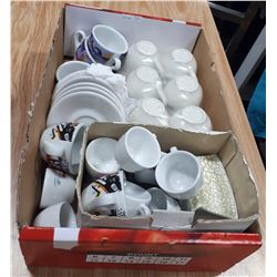 BOX LOT OF CAFÉ SETS