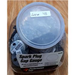 JAR OF SPARK PLUG GAP GAUGES