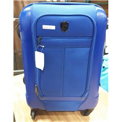 BLUE HEYS SUITCASE ON WHEELS