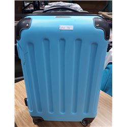LIGHT BLUE BOVANO SUITCASE ON WHEELS