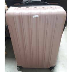 PINK SUITCASE ON WHEELS