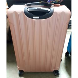 PINK SUITCASE ON WHEELS