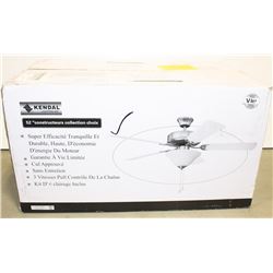 NEW KENDAL 52'"CEILING FAN WITH LIGHT