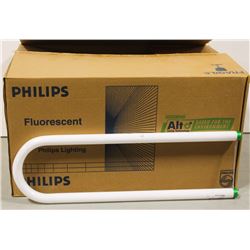 2 BOXES OF U-SHAPED FLUORESCENT LIGHTS