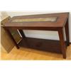 Image 1 : CHERRY WOOD SOFA TABLE 53" X 18"