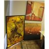 Image 1 : LOT OF 3 LARGE CANVAS PRINTS