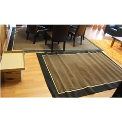 PAIR OF MATCHING AREA RUGS 125" X 95" & 89" X 63"