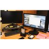 Image 1 : PAIR OF MONITORS WITH KEYBOARD AND MOUSE