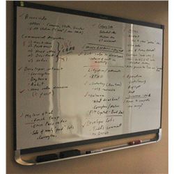 QUARTET 37" X 49" WHITE BOARD