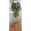 Image 1 : LARGE PLANTER WITH ARTIFICIAL TREE