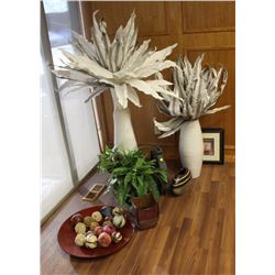 LOT OF 6 DECOR PIECES