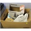 Image 1 : BOX OF ASSORTED CORDLESS PHONES AND OLD CELLPHONES