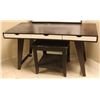Image 1 : MODERN WOODEN DESK AND END TABLE