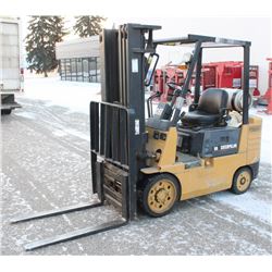 UNRESERVED! CATERPILLAR 50 FORKLIFT, 3 MAST