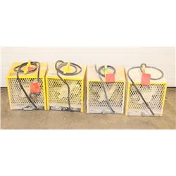 LOT OF 4 STELPRO 4800 WATT 240 VOLT HEATERS