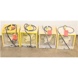 LOT OF 4 STELPRO 4800 WATT 240 VOLT HEATERS