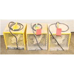 LOT OF 3 STELPRO 4800 WATT 240 VOLT HEATERS