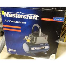 MASTERCRAFT 1/3 HP 2 GALLON AIR COMPRESSOR