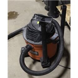 RIDGID 6 GALLON COMMERCIAL SHOP VAC