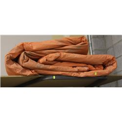 LARGE ORANGE TARP SIZE UNKNOWN