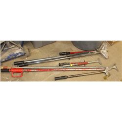 LOT OF ASSORTED ADHESIVE SCRAPERS