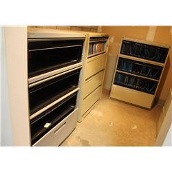 LOT OF 7 LATERAL FILING CABINETS