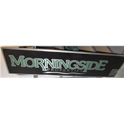 LARGE METAL SIGN 91" X 25"