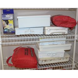 LOT OF 8 FIRST AID KITS