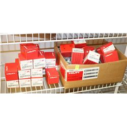 LOT OF ASSORTED HILTI FASTNERS