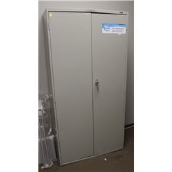 2 DOOR METAL UPRIGHT CABINET
