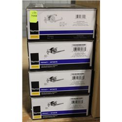 NEW LOT OF 4 TAYMOR PRIVACY DOOR HANDLES