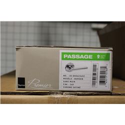 NEW BOX OF 20 TAYMOR BERGEN PASSAGE DOOR HANDLES