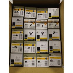 BOX OF 20 NEW ASSORTED TAYMOR DUMMY HANDLES