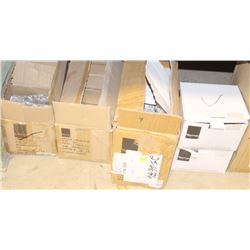 LOT OF NEW SHOWER ROD FASTNERS AND CURTAIN RINGS