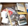 Image 1 : BOX OF ASSORTED DOOR HANDLES AND MORE