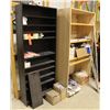 Image 1 : PAIR OF WOODEN UPRIGHT SHELVES