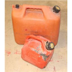 LOT OF 2 JERRY CANS