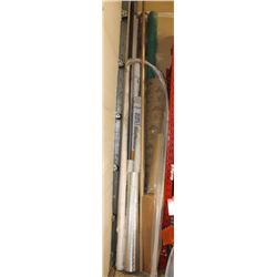 LOT OF BUILDING MATERIALS INCLUDING HOUSE RACK