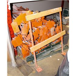 LARGE LOT OF SAFETY RAIL POSTS