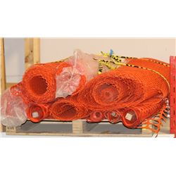 PALLET OF ASSORTED SNOW FENCE