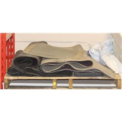 PALLET OF ASSORTED RUBBER FLOOR MATS
